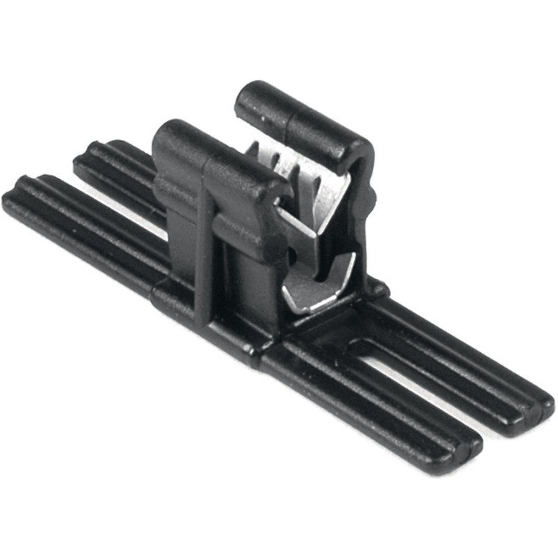 1 Bag of 500 - HellermannTyton Black Polyamide Bundling Clip, 3mm Max. Bundle