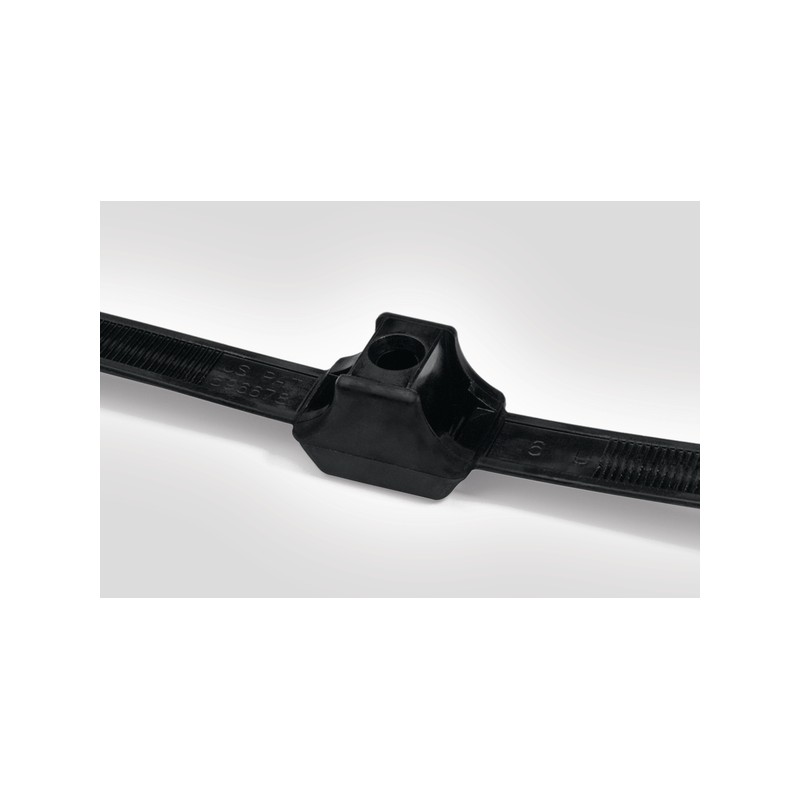 1 Bag of 500 - HellermannTyton Cable Tie, Releasable, 331mm x 12.8 mm, Black Polyamide 6.6 (PA66)