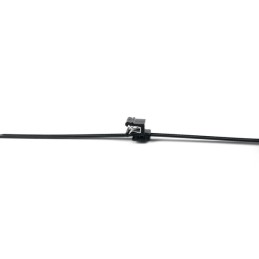 1 Bag of 500 - HellermannTyton Cable Tie, Releasable, 150mm x 4.6 mm, Black PA 6.6 Heatstabilised