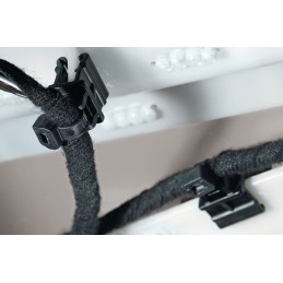 1 Bag of 500 - HellermannTyton Cable Tie, Releasable, 150mm x 4.6 mm, Black PA 6.6 Heatstabilised