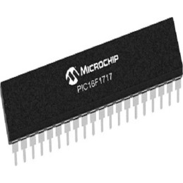 5 pcs - Microchip PIC16F1717-I/P 8 bit MCU Microcontroller MCU, PIC16, 28-Pin PDIP