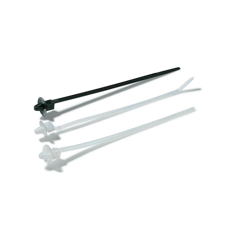 1 Bag of 500 - HellermannTyton Cable Ties, Releasable, 160mm x 5 mm, Black Polyamide 6.6 (PA66)
