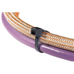 1 Bag of 500 - HellermannTyton Cable Ties, 270mm x 4.6 mm, Black Polyamide 6.6 (PA66), Pk-500pack