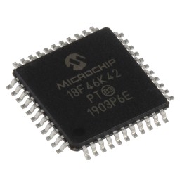5 pcs - Microchip PIC18F46K42-I/PT, 8bit PIC Microcontroller, PIC18F, 64MHz, 64 kB Flash, 44-Pin TQFP