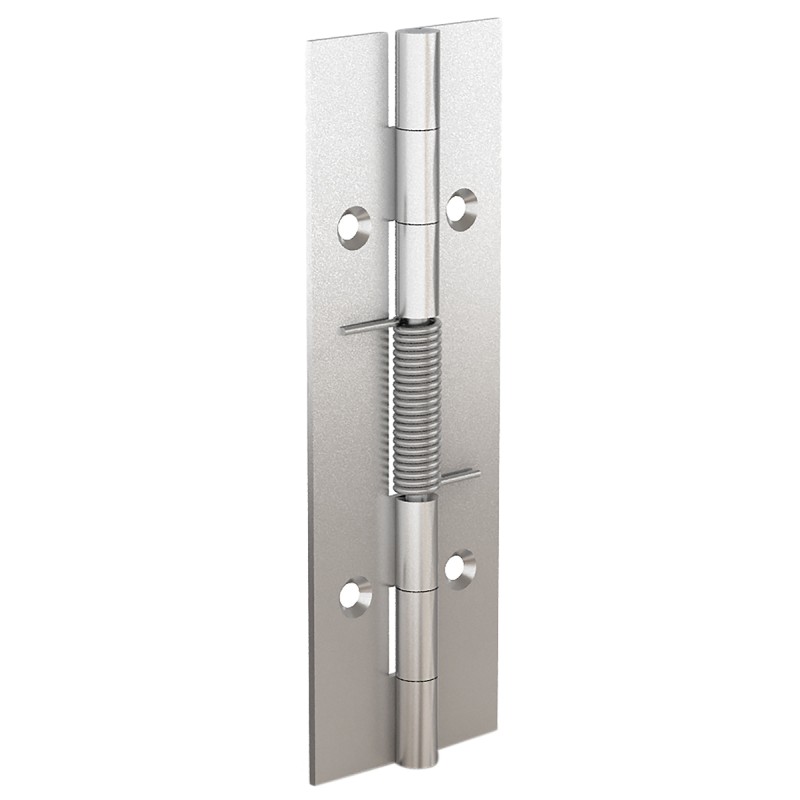 1 pcs - Pinet Steel Spring Hinge, Screw Fixing, 120mm x 40mm x 1.5mm