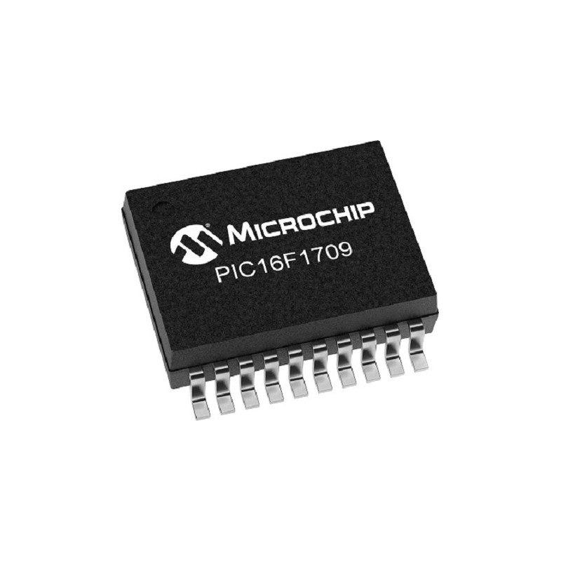 5 pcs - Microchip PIC16F1709T-I/SO 8 bit MCU Microcontroller MCU, PIC16, 20-Pin SOIC