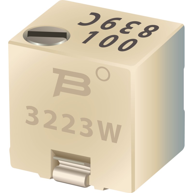 1 pcs - SMD Trimmer Potentiometer 0.125W Bourns, 3223W