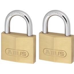 1 pcs - ABUS Key Weatherproof Brass Padlock, 6mm Shackle, 39mm Body