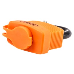 1 pcs - ABUS Key Weatherproof Aluminium, Steel Safety Padlock, Keyed Alike, 8mm Shackle, 53mm Body