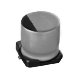 50 pcs - Nichicon 100μF Aluminium Electrolytic Capacitor 35V dc, Surface Mount - UCM1V101MCL1GS