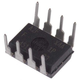 5 pcs - Microchip ATTINY25-20PU, 8bit AVR Microcontroller, ATtiny25, 20MHz, 2 kB Flash, 8-Pin PDIP
