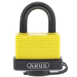 1 pcs - ABUS Key Weatherproof Aluminium, Steel Safety Padlock, Keyed Alike, 8mm Shackle, 53mm Body