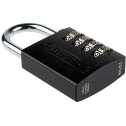 1 pcs - ABUS 145/40 Combination Weatherproof Aluminium Combination Padlock, 6mm Shackle, 41.5mm Body