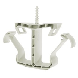 1 Box of 100 - nVent CADDY White Polypropylene Double Cable Support, 10mm Max. Bundle