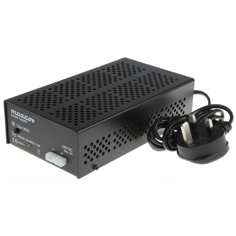 1 pcs - Mascot 135W Power Brick AC/DC Adapter 24V dc Output, 5A Output