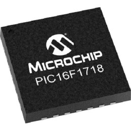 5 pcs - Microchip PIC16F1718T-I/ML 8 bit MCU Microcontroller MCU, PIC16, 28-Pin TSSOP
