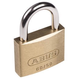 1 pcs - ABUS Key Weatherproof Brass, Steel Padlock, 7mm Shackle, 50mm Body