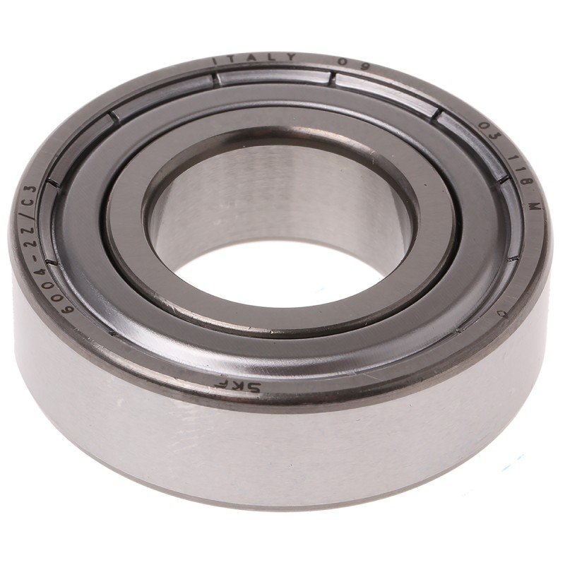 1 pcs - SKF 6004-2Z/C3 Single Row Deep Groove Ball Bearing- Both Sides Shielded 20mm I.D, 42mm O.D