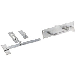 1 pcs - RS PRO Galvanised Steel Gate Latch, 191 x 45mm