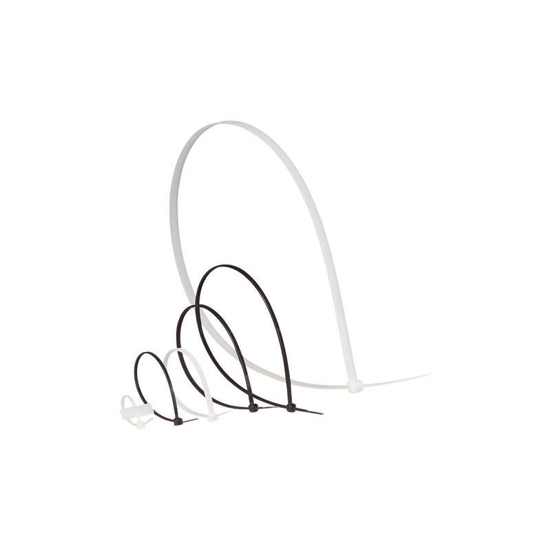 1 Box of 100 - Legrand Cable Tie, 760mm x 9 mm, Black Nylon, Pk-100
