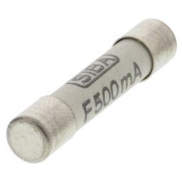 1 Bag of 3 - Martindale Multimeter Fuse, 500mA, 6.35 (Dia.) x 32mm, 6.35mm