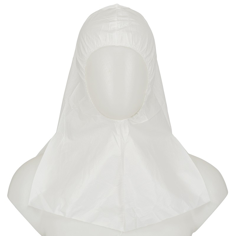 1 Bag of 300 - 3M 446 White Yes Polyethylene Protective Hood, Resistant to Non-Hazardous Substances