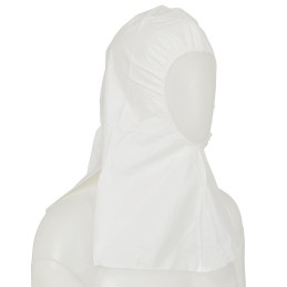 1 Bag of 300 - 3M 446 White Yes Polyethylene Protective Hood, Resistant to Non-Hazardous Substances