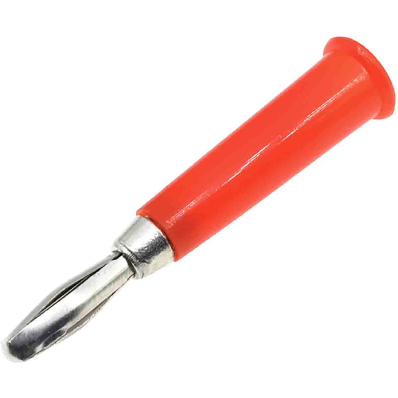 1 Bag of 5 - RS PRO Green Male Banana Plug, 4 mm Connector, 19A, 30V, Nickel Plating