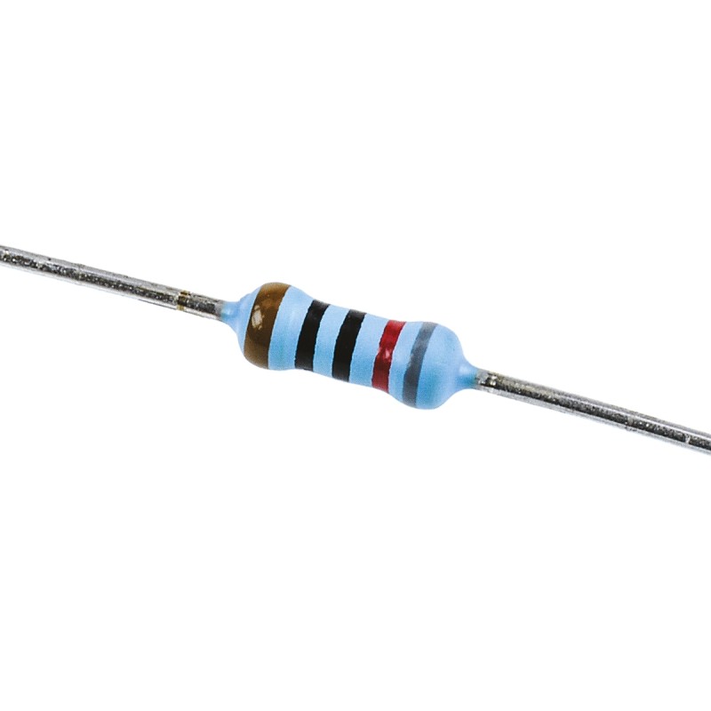 500 pcs - Vishay MBB0207 Series Axial Thin Film Fixed Resistor 820Ω ±1% 0.6W ±50ppm/°C