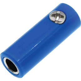 1 Bag of 5 - RS PRO Blue Female Banana Socket, Screw Termination, 32A, 30V, Nickel Plating