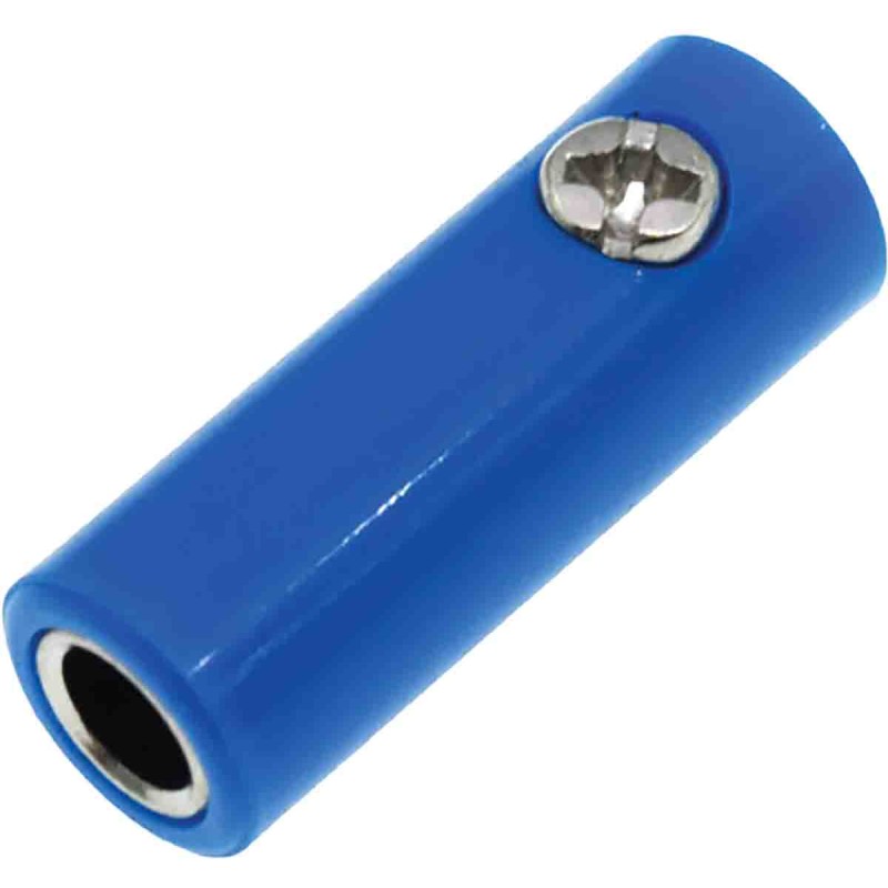 1 Bag of 5 - RS PRO Blue Female Banana Socket, Screw Termination, 32A, 30V, Nickel Plating