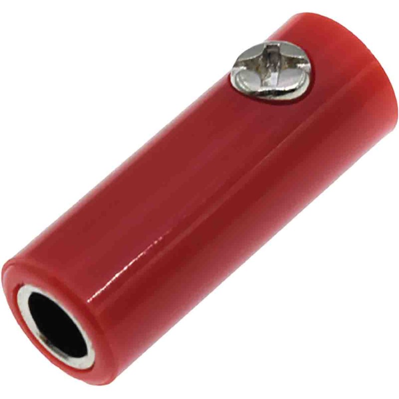 1 Bag of 5 - RS PRO Red Female Banana Socket, Screw Termination, 32A, 30V, Nickel Plating