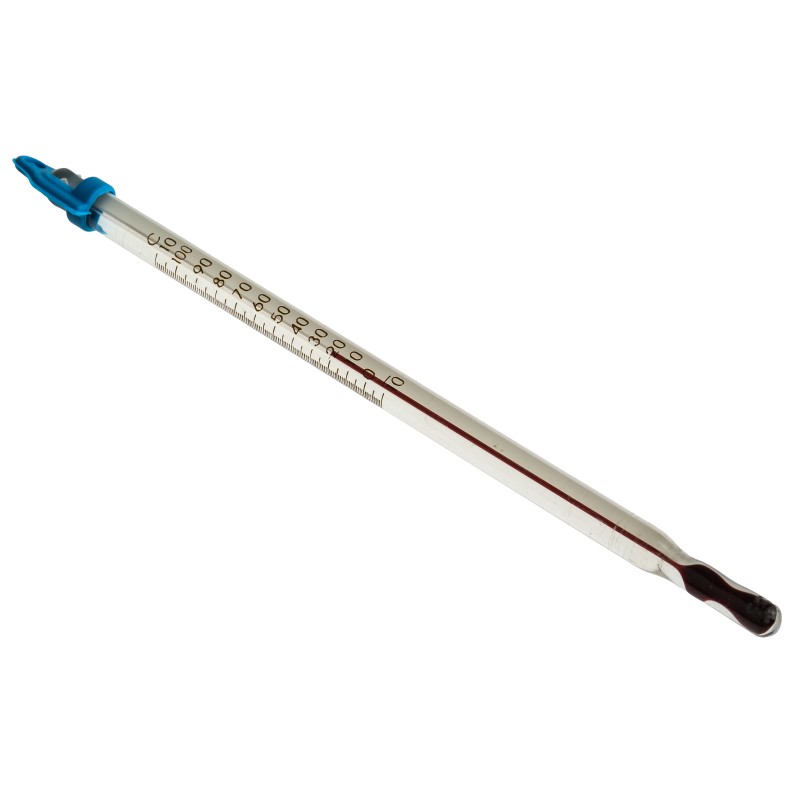 1 Bag of 5 - Brannan Immersion Glass Thermometer, +110 °C max