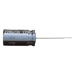 100 pcs - Nichicon 22μF Aluminium Electrolytic Capacitor 100V dc, Radial, Through Hole - UPJ2A220MPD