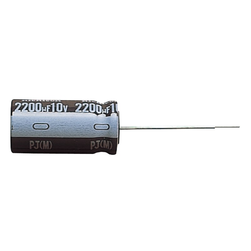 100 pcs - Nichicon 22μF Aluminium Electrolytic Capacitor 100V dc, Radial, Through Hole - UPJ2A220MPD