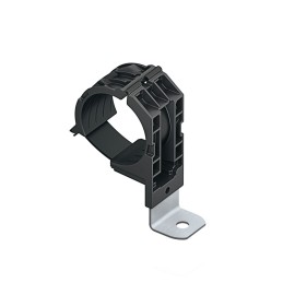 1 Box of 160 - HellermannTyton Black Polyamide Ratchet P Clamp, 51mm Max. Bundle