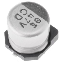 50 pcs - Nichicon 47μF Aluminium Electrolytic Capacitor 35V dc, Surface Mount - UCD1V470MCL1GS