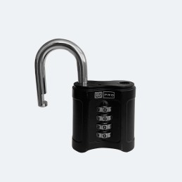 1 pcs - RS PRO Combination Zinc Alloy Padlock, 8mm Shackle, 55mm Body