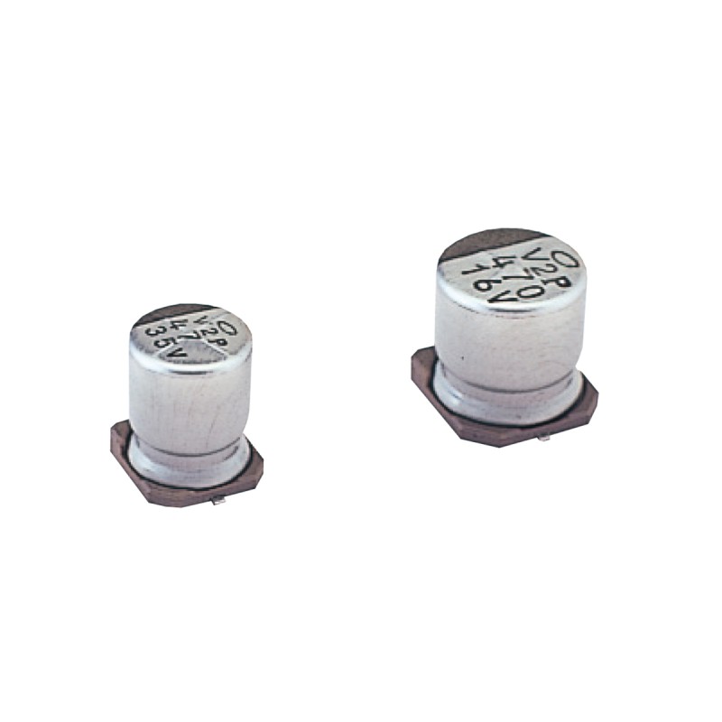 50 pcs - Nichicon 22μF Aluminium Electrolytic Capacitor 100V dc, Surface Mount - UUX2A220MNL1GS
