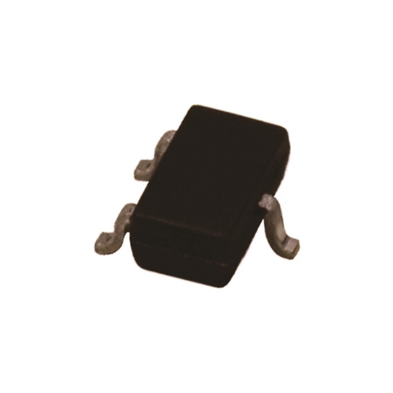 100 pcs - Diodes Inc MMBT2222AT-7-F NPN Transistor, 600 mA, 40 V, 3-Pin SOT-523