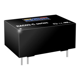 1 pcs - Recom Switching Power Supply, RAC03-12SC, 12V dc, 250mA, 3W, 1 Output, 90 - 264V ac Input Voltage