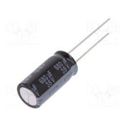 2 pcs x PANASONIC - EEUFR1V681 - Capacitor: electrolytic, low ESR, THT, 680uF, 35VDC, Ø10x20mm, ±20%