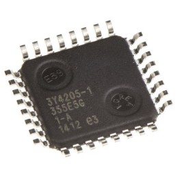 5 pcs - Microchip ATMEGA48-20AU, 8bit AVR Microcontroller, ATmega, 20MHz, 4 kB Flash, 32-Pin TQFP