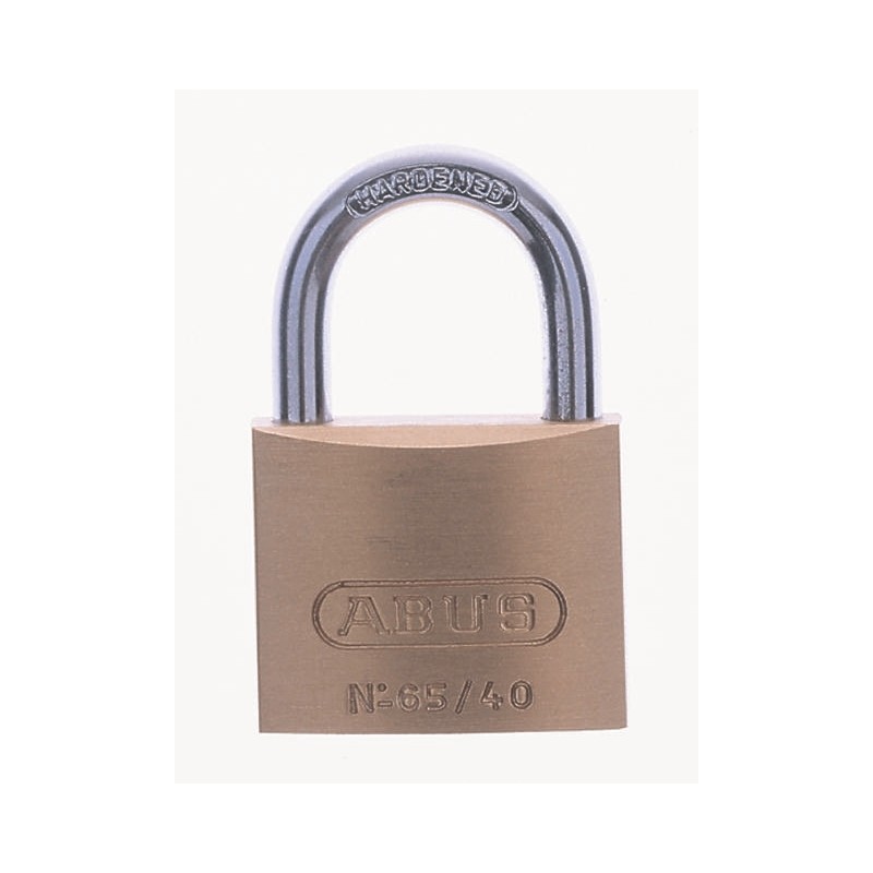 1 pcs - ABUS Key Weatherproof Brass, Steel Padlock, Keyed Alike, 8mm Shackle, 50mm Body