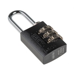 1 pcs - ABUS 145/20 Combination Weatherproof Aluminium, Steel Safety Padlock, 3mm Shackle, 20mm Body