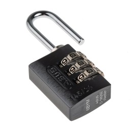 1 pcs - ABUS 145/20 Combination Weatherproof Aluminium, Steel Safety Padlock, 3mm Shackle, 20mm Body