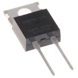 5 pcs - IXYS 1200V 11A, Rectifier Diode, 2-Pin TO-220AC DSEI12-12A