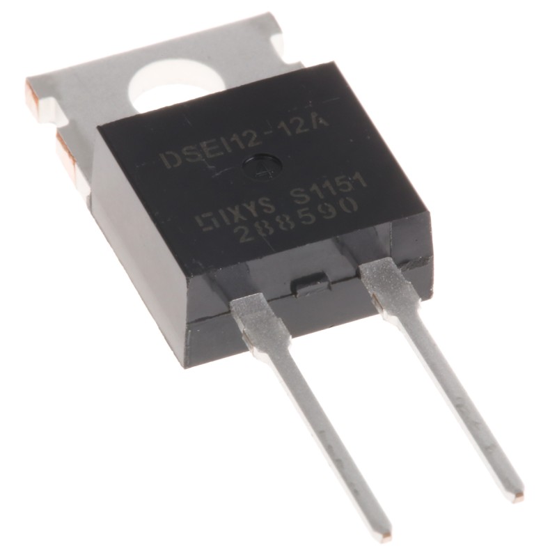 5 pcs - IXYS 1200V 11A, Rectifier Diode, 2-Pin TO-220AC DSEI12-12A