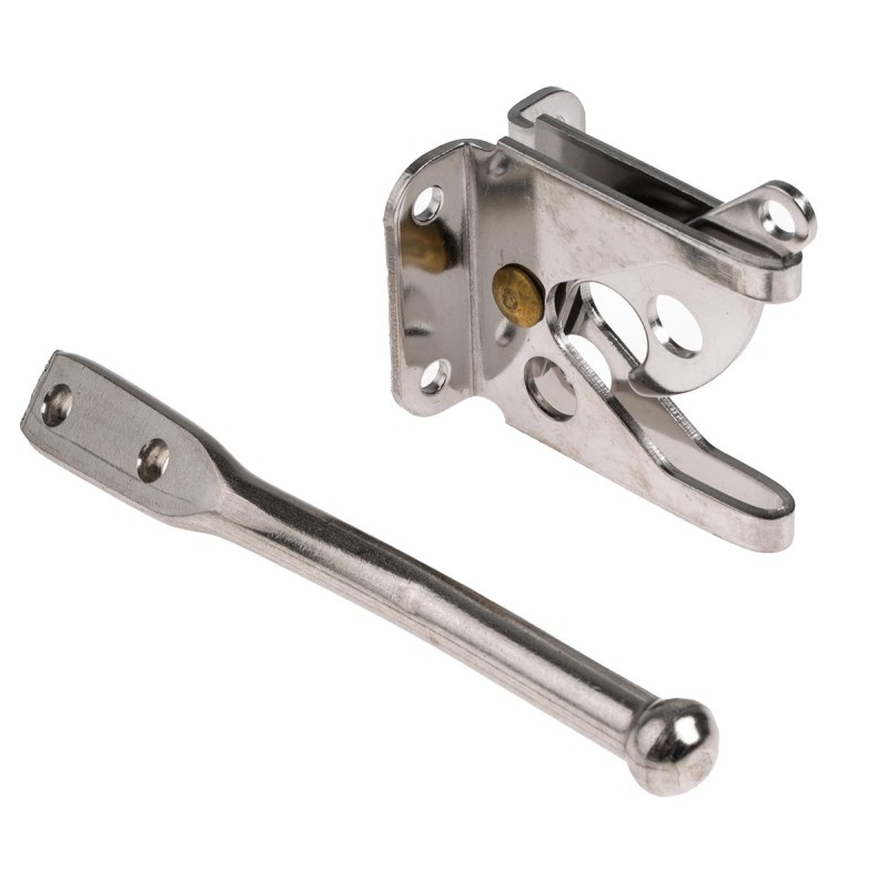 1 pcs - RS PRO Stainless Steel Gate Latch, 48 x 37 x 56mm