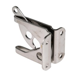 1 pcs - RS PRO Stainless Steel Gate Latch, 48 x 37 x 56mm